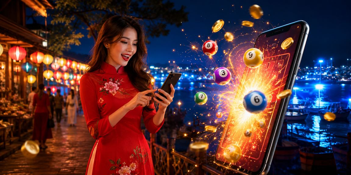 Giao diện xem xổ số trên điện thoại thông minh Android và iOS
